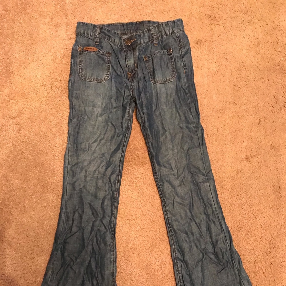 Fitted Flare Soft Jeans Joyfolie